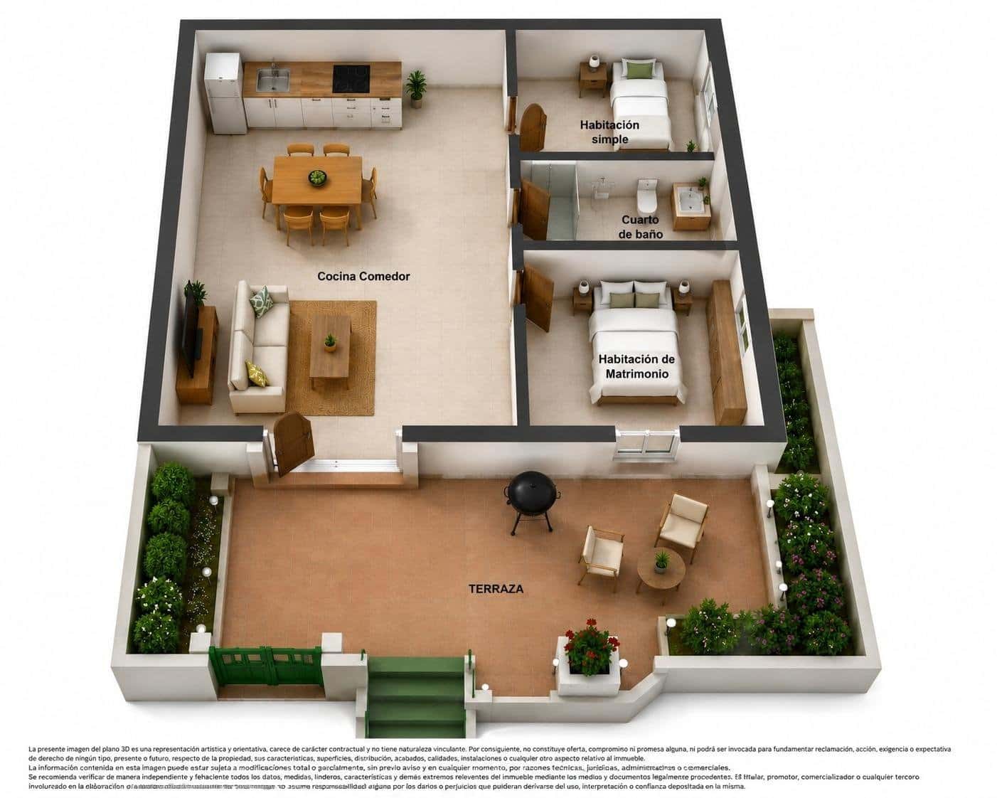2 makuuhuone Huoneisto myytävänä paikassa Los Balcones - 129 120 € (Ref: 9946341)