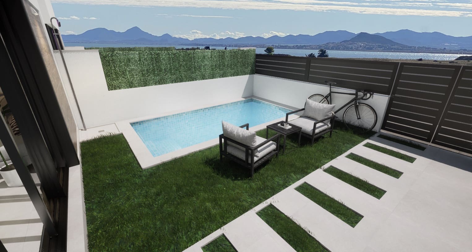3 soveværelse Villa til salg i Los Alcazares med swimmingpool - € 419.900 (Ref: 9956239)