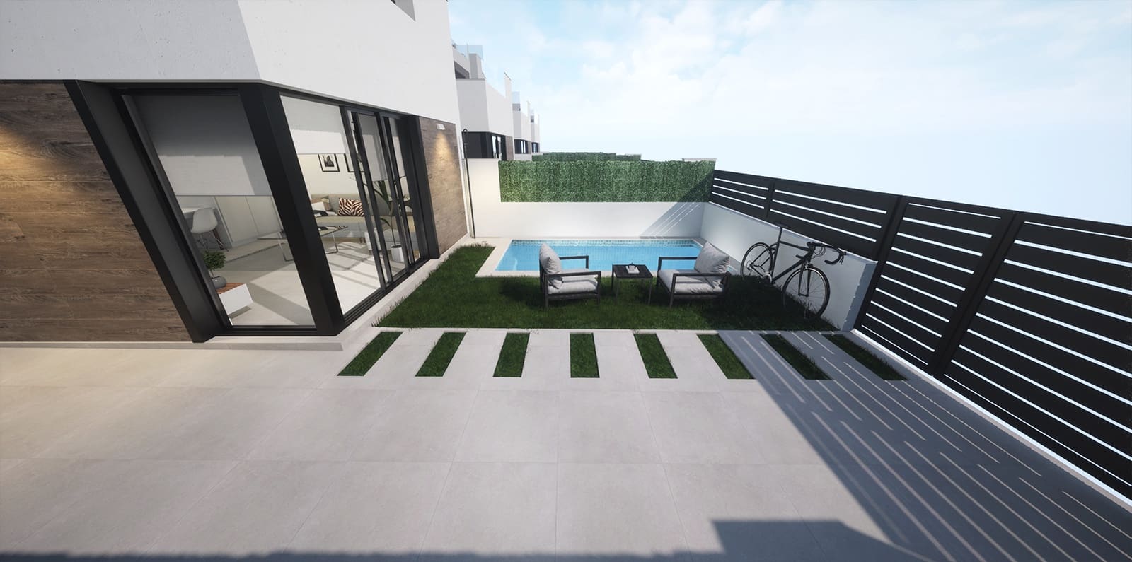 3 soveværelse Villa til salg i Los Alcazares med swimmingpool - € 419.900 (Ref: 9956239)