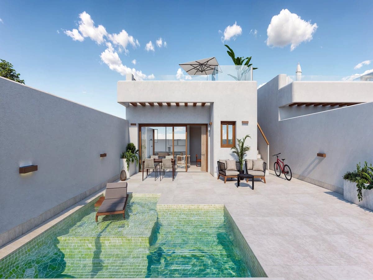2 bedroom Villa for sale in Torre-Pacheco with pool - € 264,900 (Ref: 9974006)
