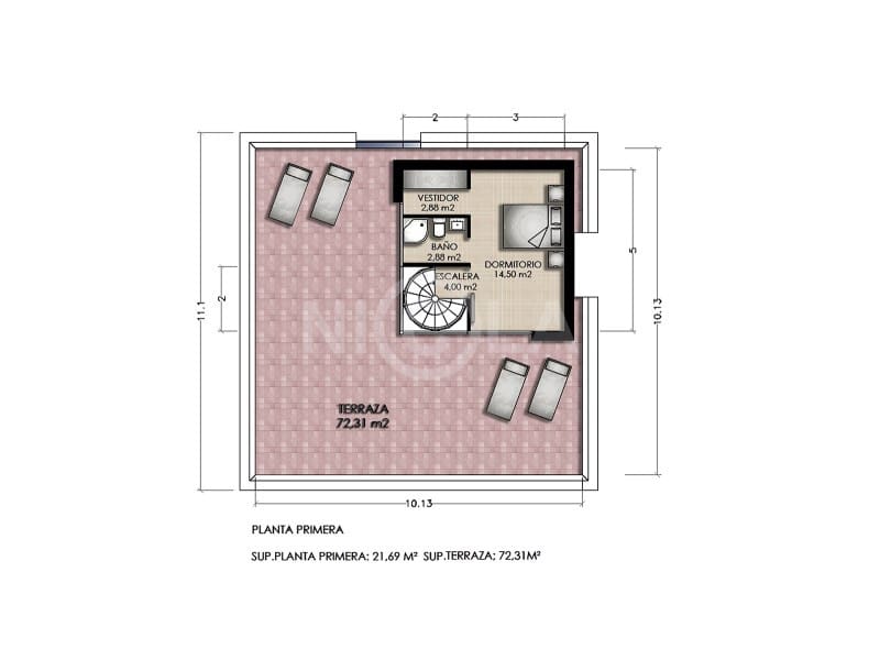3 soverom Villa til salgs i Vera med svømmebasseng - € 280 000 (Ref: 5903313)