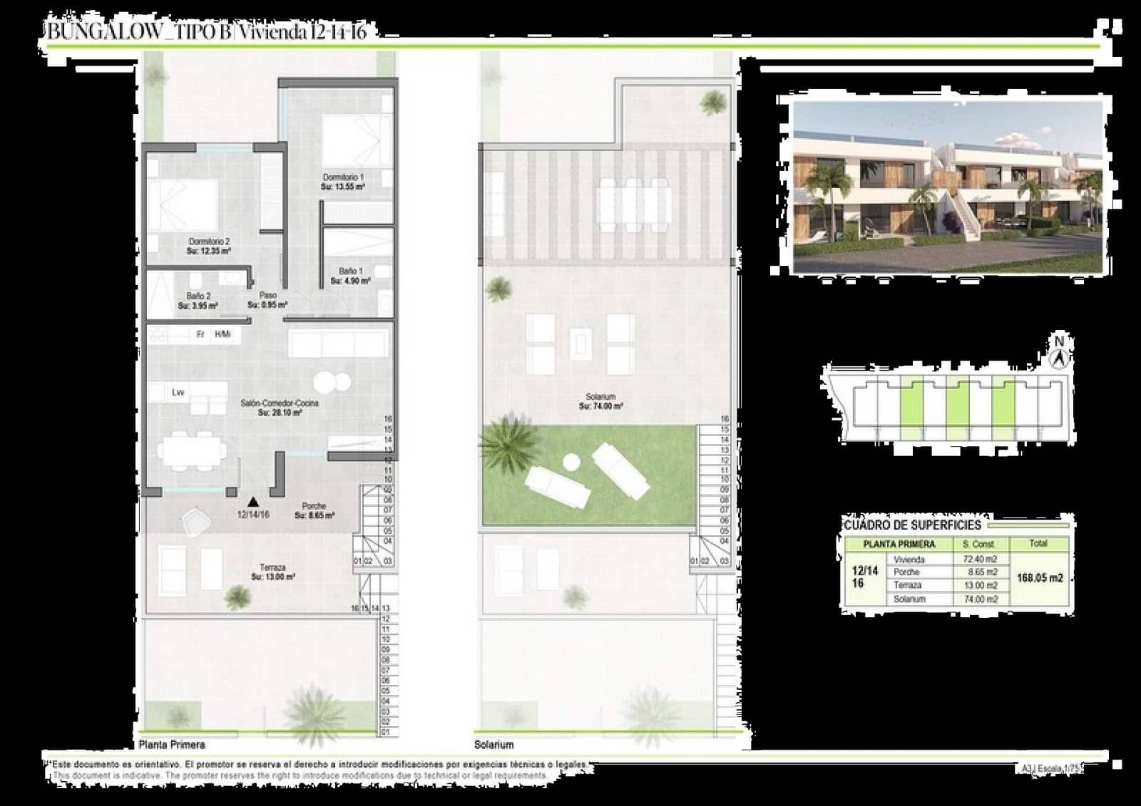 3 bedroom Apartment for sale in Condado de Alhama, Alhama de Murcia