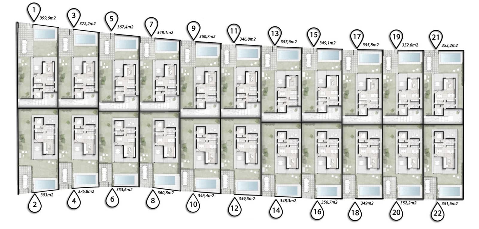 3 makuuhuone Huvila myytävänä paikassa Finestrat mukana uima-altaan 
autotalli - 549 000 € (Ref: 8844352)