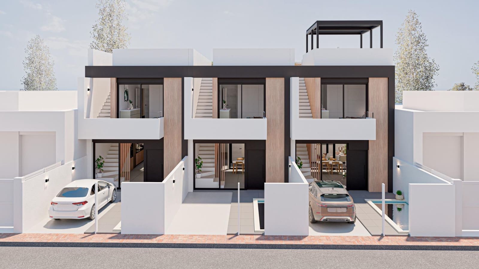 3 soveværelse Byhus til salg i San Pedro del Pinatar med swimmingpool garage - € 295.000 (Ref: 8892530)