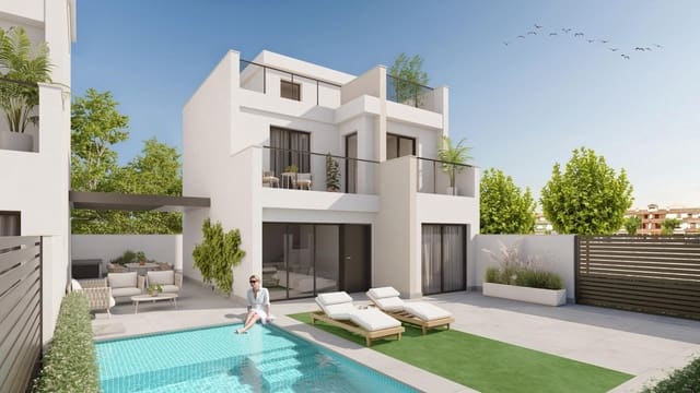 3 soveværelse Villa til salg i Los Narejos - Punta Calera, Los Alcázares med swimmingpool garage - € 659.000 (Ref: 9081234)