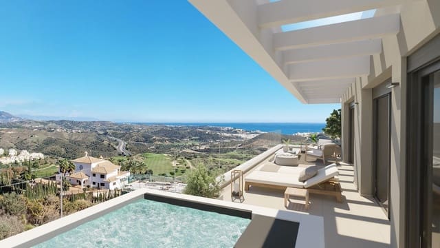 2 soveværelse Penthouse til salg i Riviera del Sol, Mijas med swimmingpool garage - € 710.000 (Ref: 9102137)