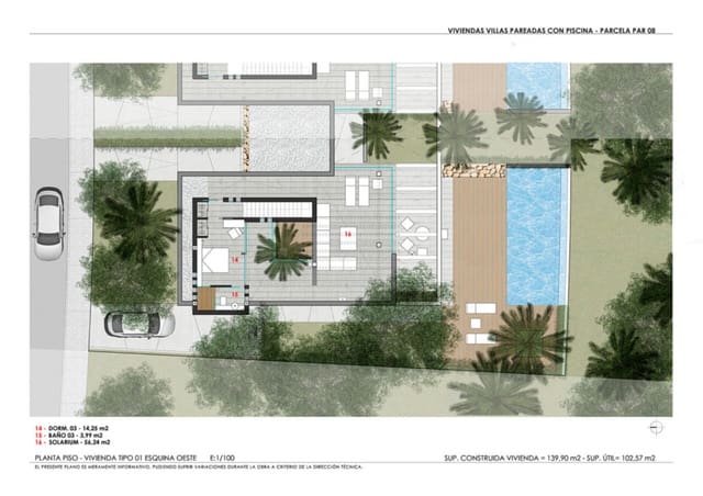 3 sovrum Villa till salu i Monforte del Cid - 895 000 € (Ref: 9148903)