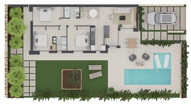 3 quarto Moradia para venda em Finestrat com piscina - 479 000 € (Ref: 9148906)