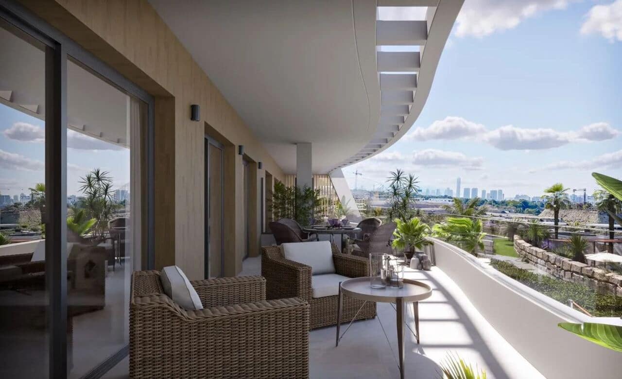 2 makuuhuone Huoneisto myytävänä paikassa Finestrat mukana uima-altaan - 375 000 € (Ref: 9148908)