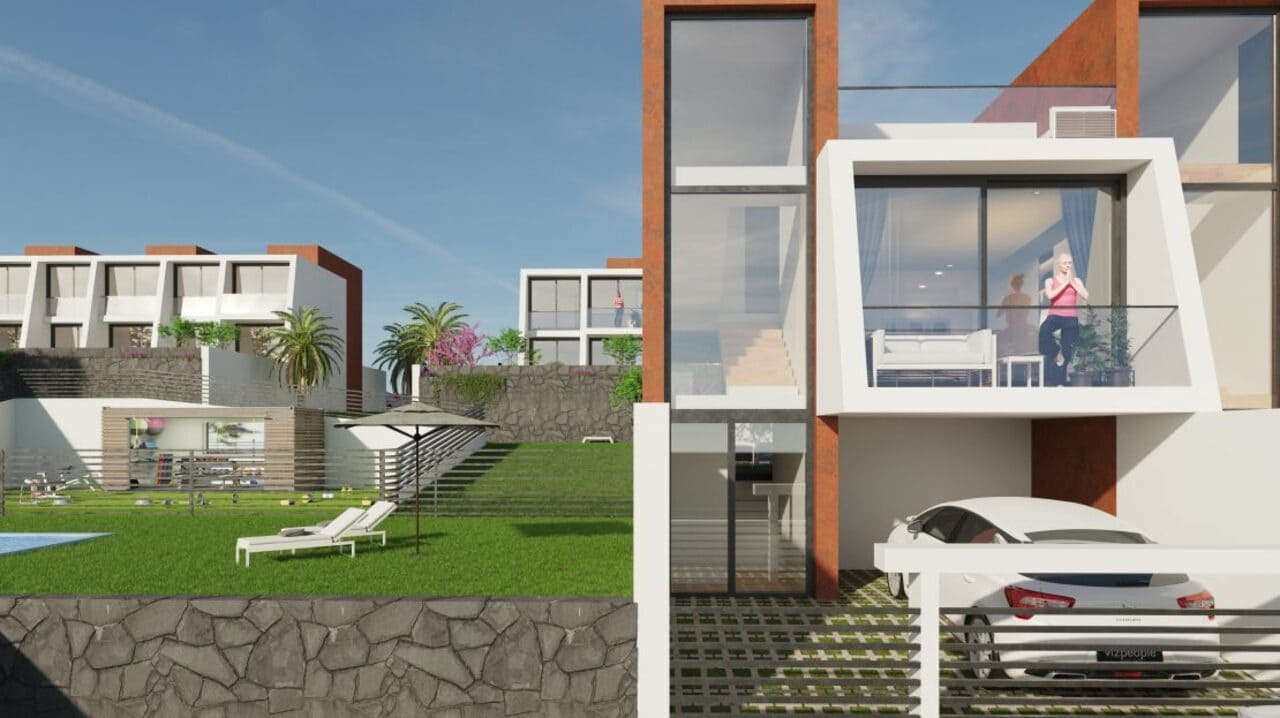 3 soveværelse Byhus til salg i Calpe / Calp med swimmingpool - € 435.000 (Ref: 9148924)