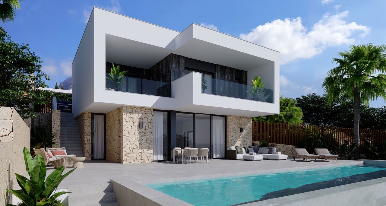 3 soveværelse Villa til salg i Finestrat med swimmingpool - € 795.000 (Ref: 9148927)