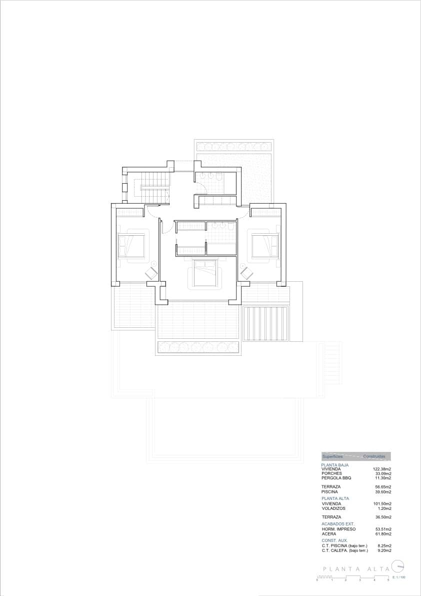 4 soverom Villa til salgs i Benissa med svømmebasseng garasje - € 2 175 000 (Ref: 9164123)