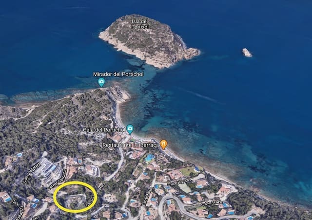 Terrain à Bâtir à vendre à Portichol - Balcón al Mar, Javea / Xàbia - 550 000 € (Ref: 9175862)