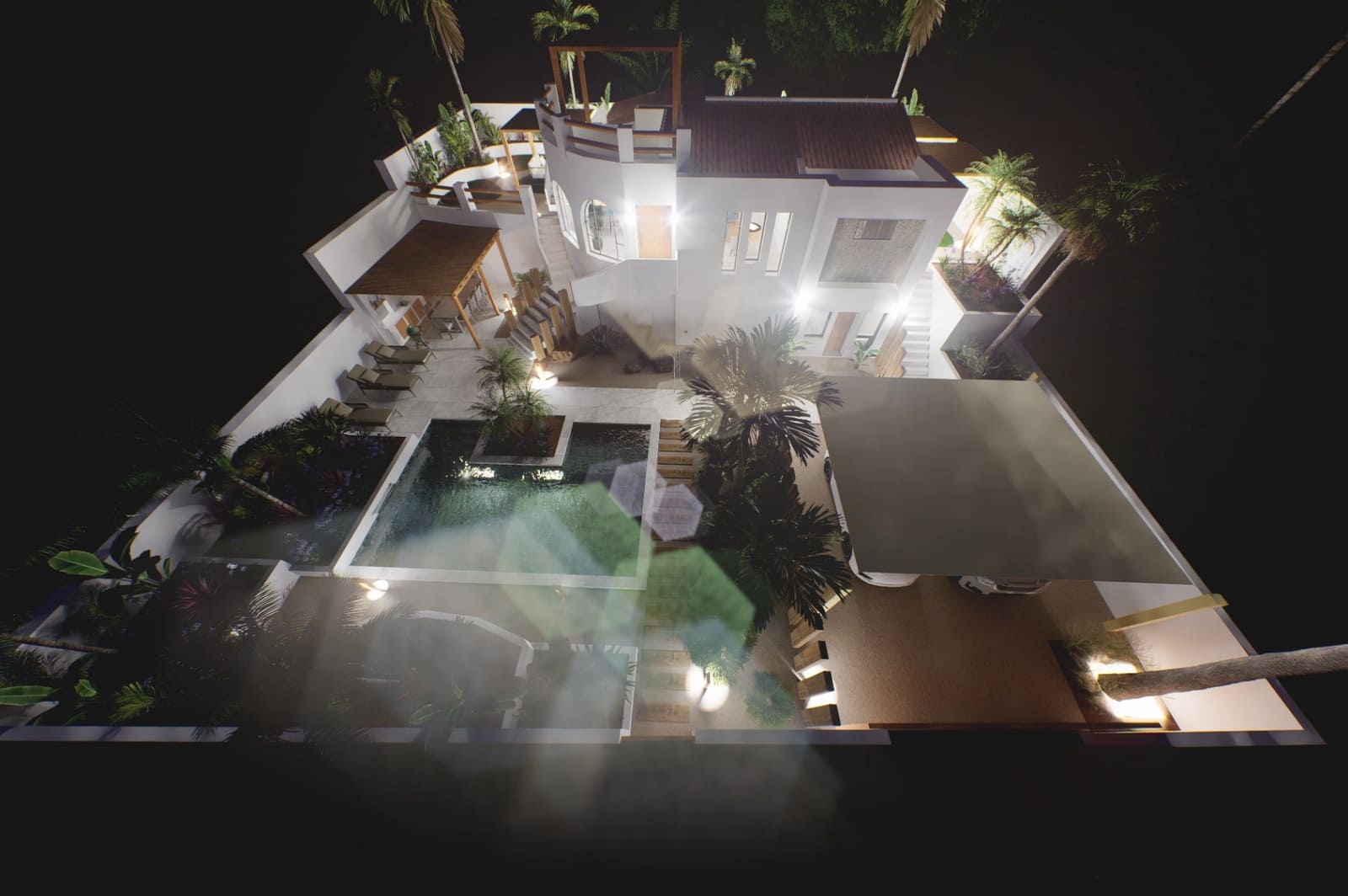 3 makuuhuone Huvila myytävänä paikassa Benissa mukana uima-altaan 
autotalli - 595 000 € (Ref: 9182449)