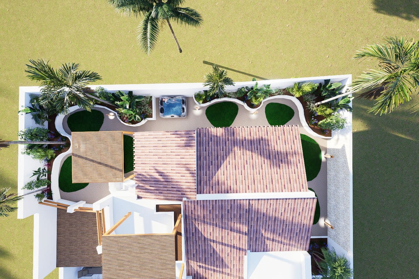 3 makuuhuone Huvila myytävänä paikassa Benissa mukana uima-altaan 
autotalli - 595 000 € (Ref: 9182449)