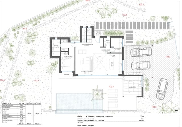 4 makuuhuone Huvila myytävänä paikassa Benissa mukana uima-altaan 
autotalli - 1 600 000 € (Ref: 9182616)
