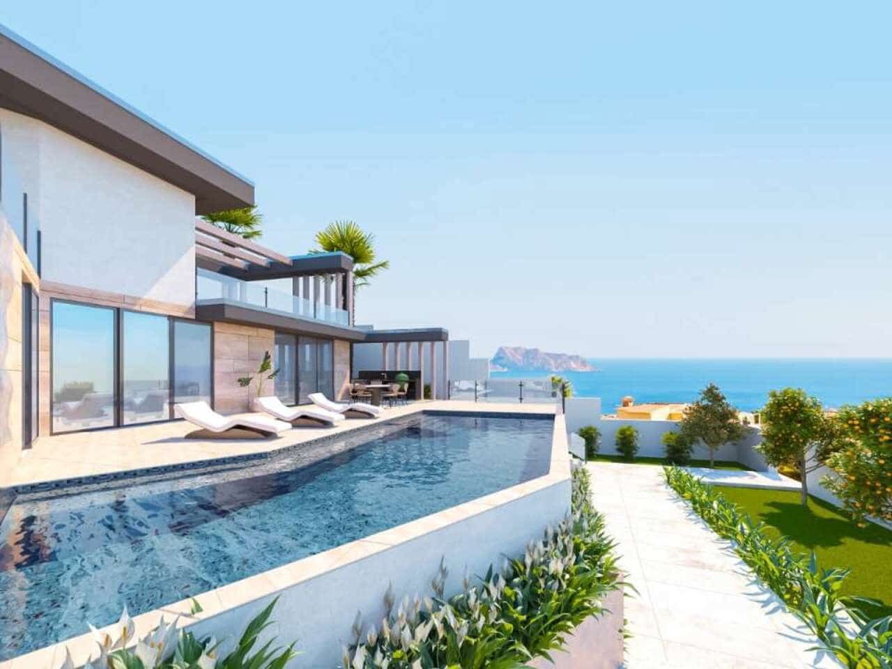 4 quarto Moradia para venda em Benitachell / Benitatxell com piscina - 1 550 000 € (Ref: 9183040)