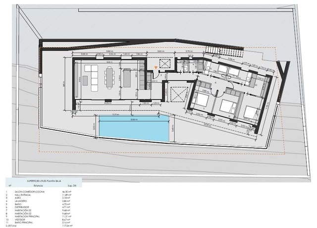 3 bedroom Villa for sale in Pedreguer with pool - € 733,000 (Ref: 9186395)