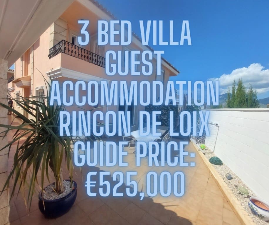 3 sypialnia Willa na sprzedaż w Benidorm z basenem garażem - 525 000 € (Ref: 9256306)