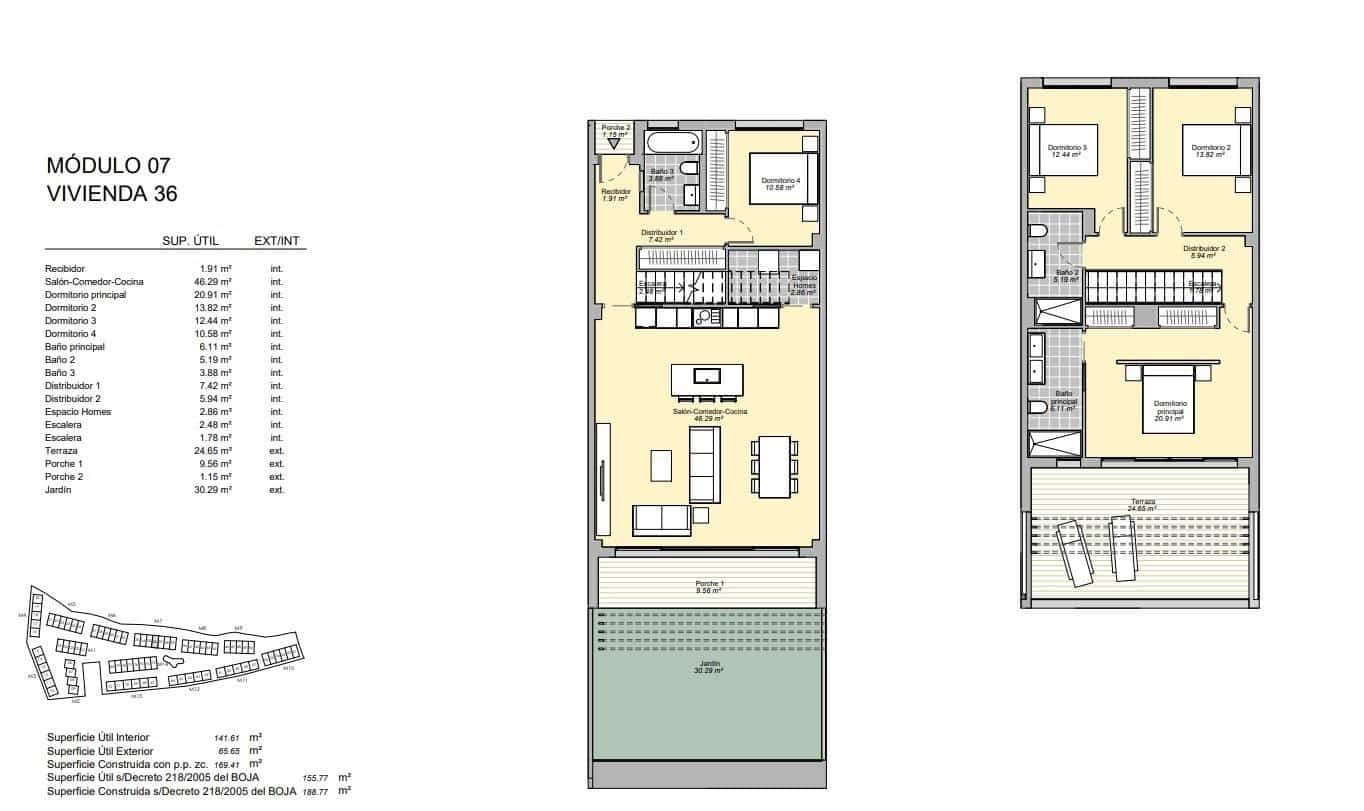 4 soveværelse Byhus til salg i El Faro med swimmingpool garage - € 739.000 (Ref: 9290138)