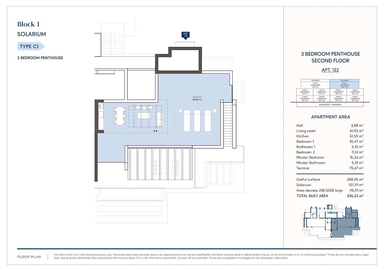 3 soverom Penthouse til salgs i Estepona med svømmebasseng garasje - € 850 000 (Ref: 9290302)