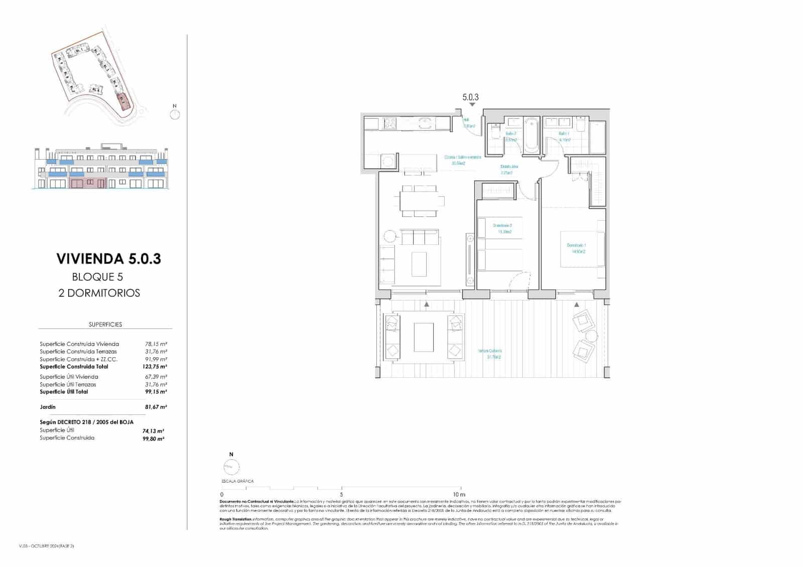2 sypialnia Apartament na sprzedaż w Casares z basenem garażem - 464 000 € (Ref: 9290306)