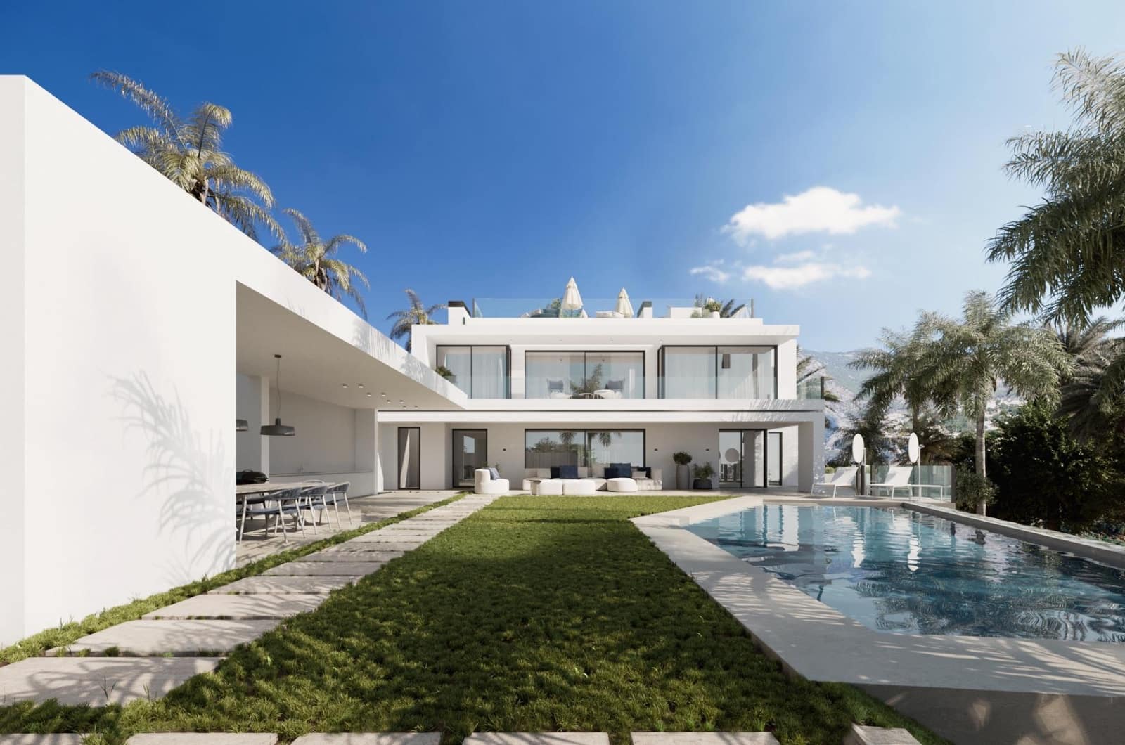 6 sypialnia Willa na sprzedaż w Marbella z basenem garażem - 7 800 000 € (Ref: 9290323)