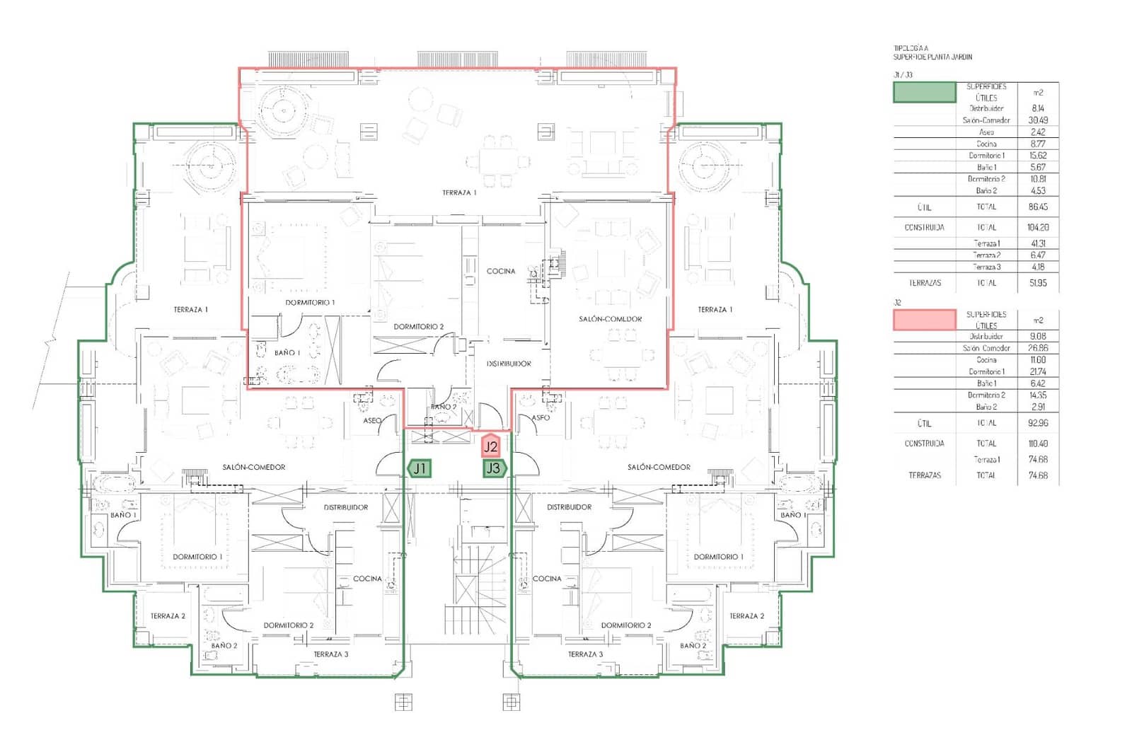 2 soverom Leilighet til salgs i Nueva Andalucia med svømmebasseng garasje - € 538 500 (Ref: 9290766)