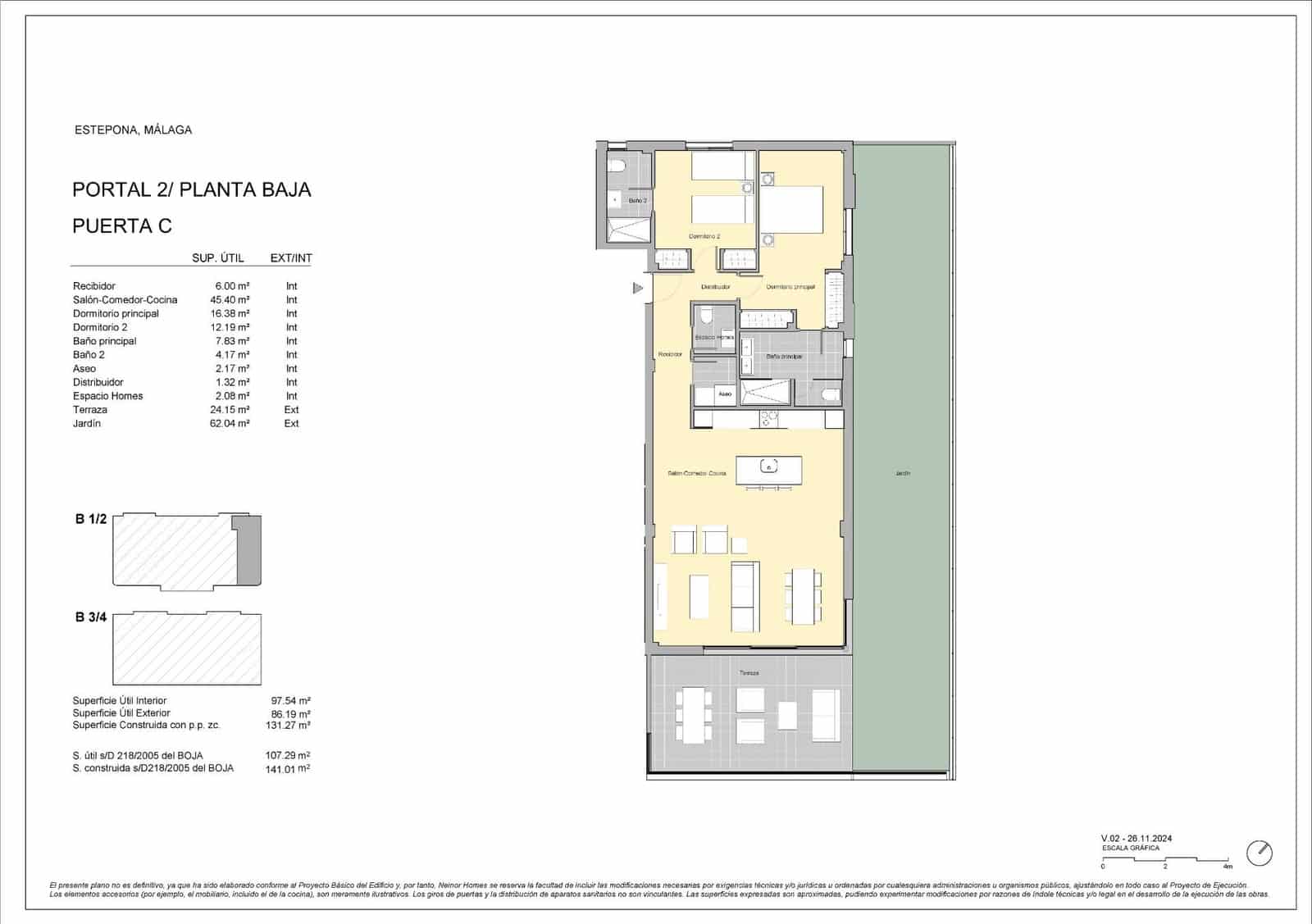 2 soverom Leilighet til salgs i Estepona med svømmebasseng garasje - € 595 000 (Ref: 9290832)
