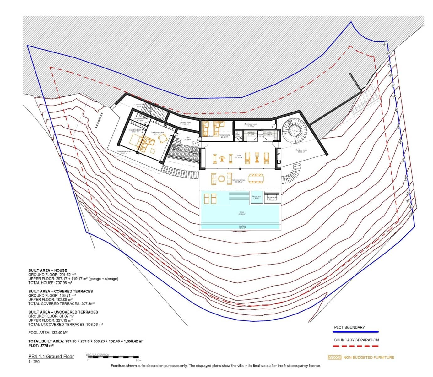 4 soverom Villa til salgs i Benahavis med svømmebasseng garasje - € 3 625 000 (Ref: 9319561)
