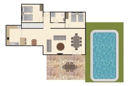 3 sypialnia Willa na sprzedaż w Canuta, Calpe / Calp z basenem garażem - 725 000 € (Ref: 9452633)