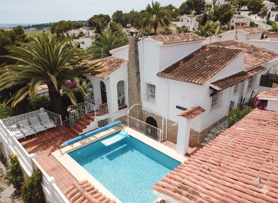 3 slaapkamer Halfvrijstaande villa te koop in Moraira met garage - € 535.000 (Ref: 9452718)