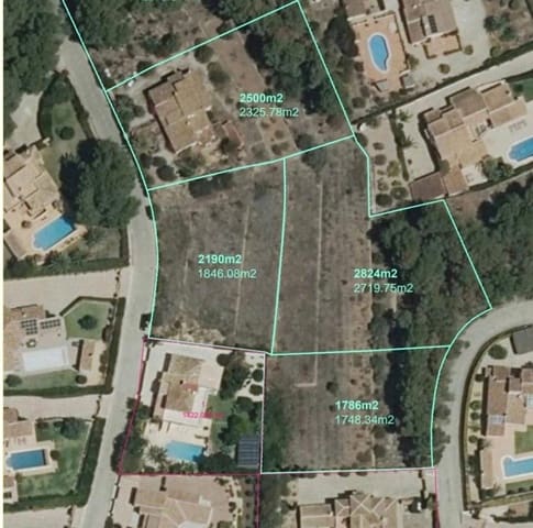 Bauplatz zu verkaufen in Partides comunes - Adsubia, Javea / Xàbia - 1.350.000 € (Ref: 9452740)