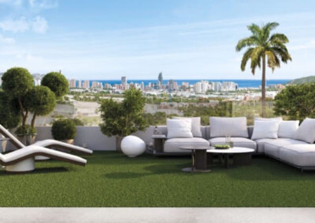 2 makuuhuone Huoneisto myytävänä paikassa Finestrat mukana uima-altaan - 430 000 € (Ref: 9584427)