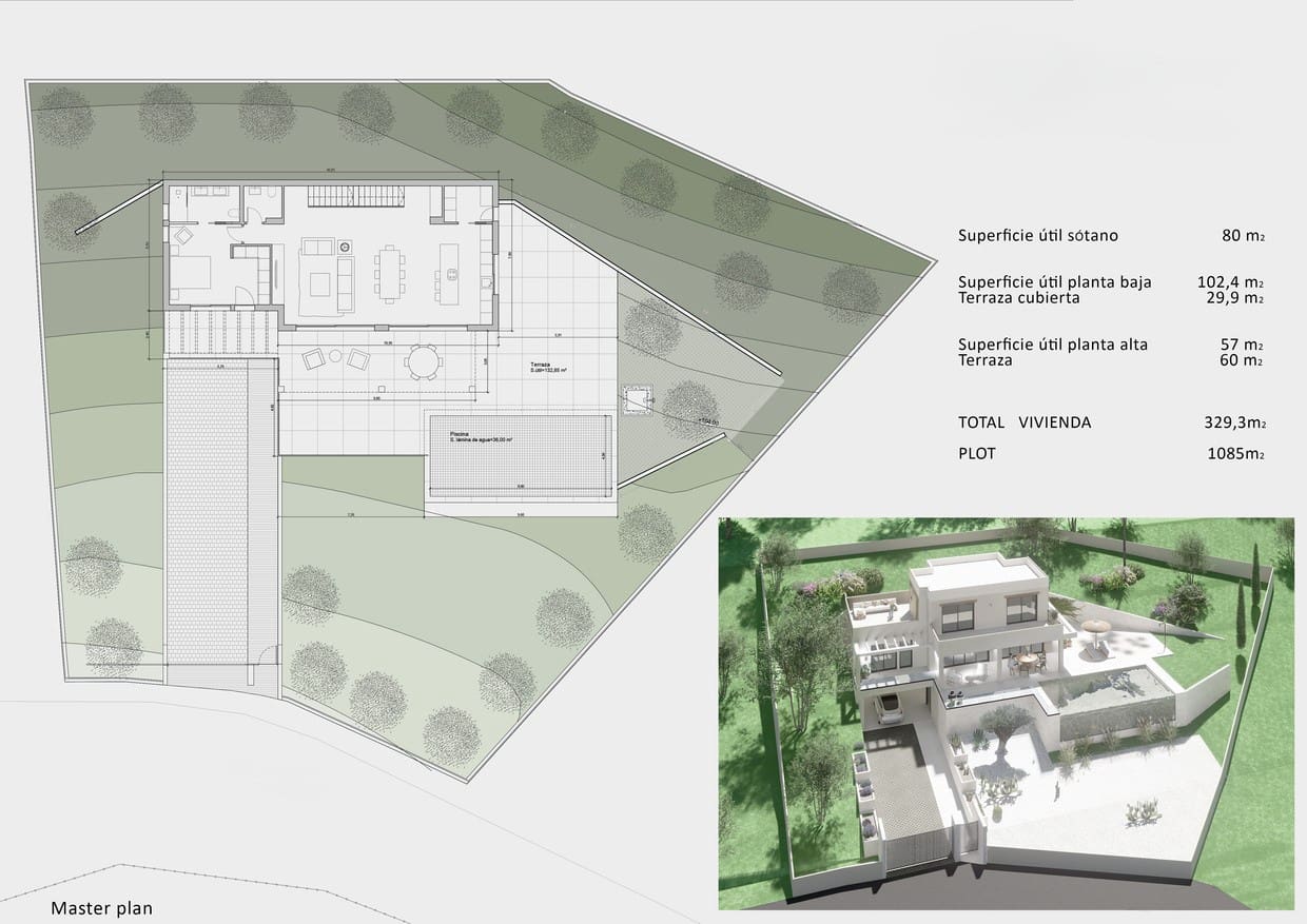 4 quarto Moradia para venda em Javea / Xabia com piscina garagem - 978 000 € (Ref: 9650468)