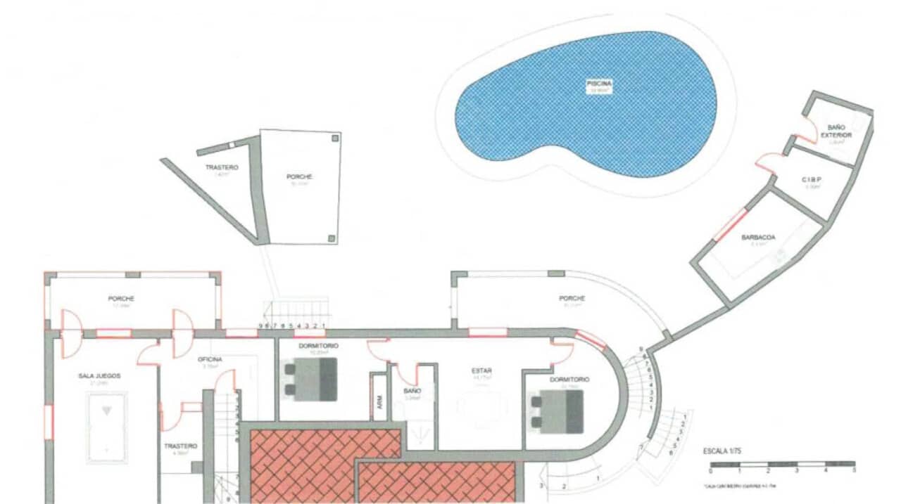 6 sypialnia Willa na sprzedaż w Calpe / Calp z basenem - 749 000 € (Ref: 9657975)