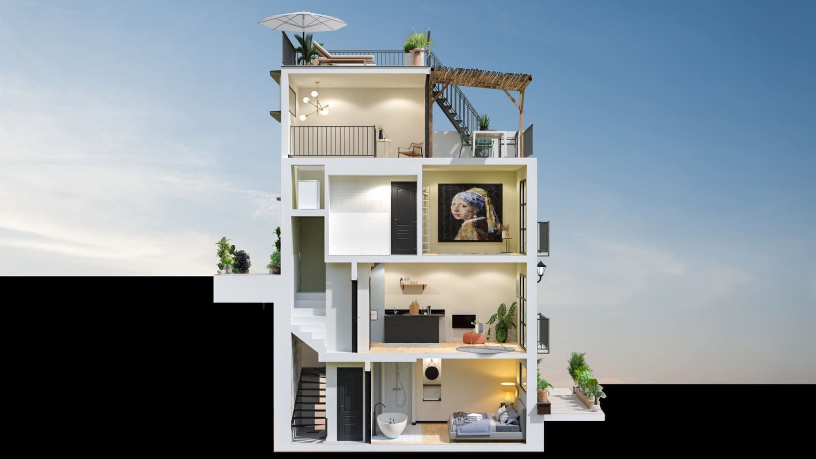 2 makuuhuone Huoneisto myytävänä paikassa Alicante kaupunki - 550 000 € (Ref: 9658004)