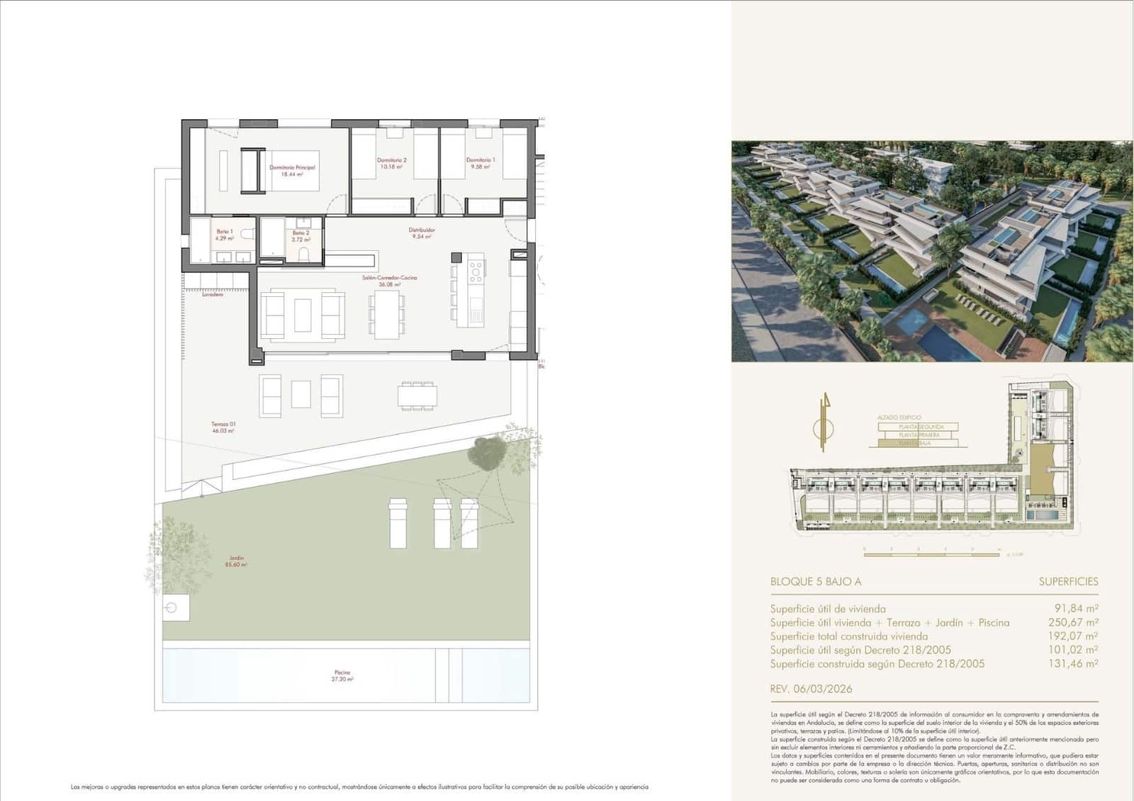 3 camera da letto Appartamento in vendita in New Golden Mile con piscina garage - 578.000 € (Rif: 9679606)