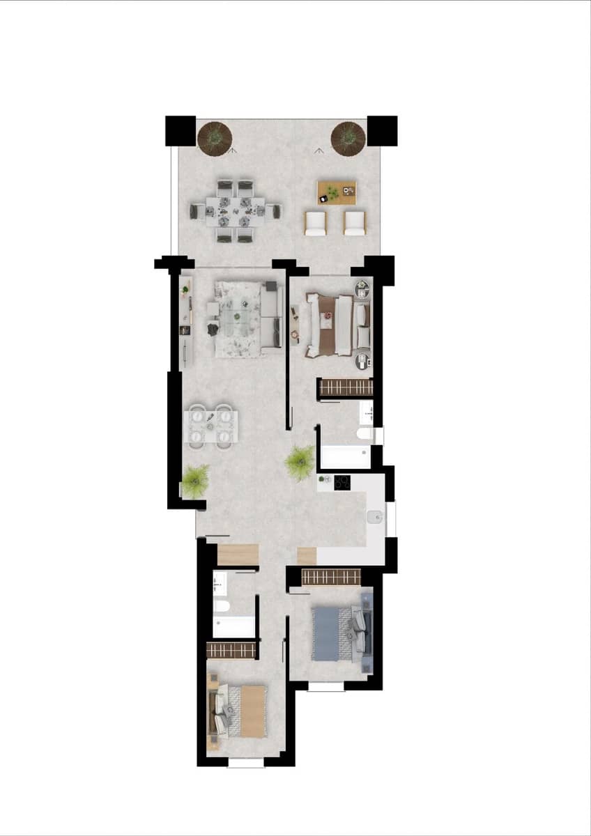 3 sovrum Lägenhet till salu i Manilva med pool garage - 540 000 € (Ref: 9800269)