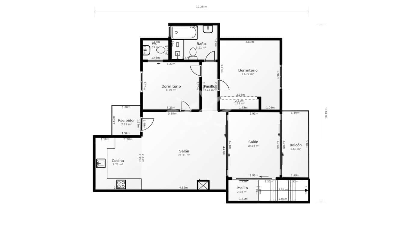 2 quarto Bungalow para venda em Moraira com piscina - 475 000 € (Ref: 10101104)