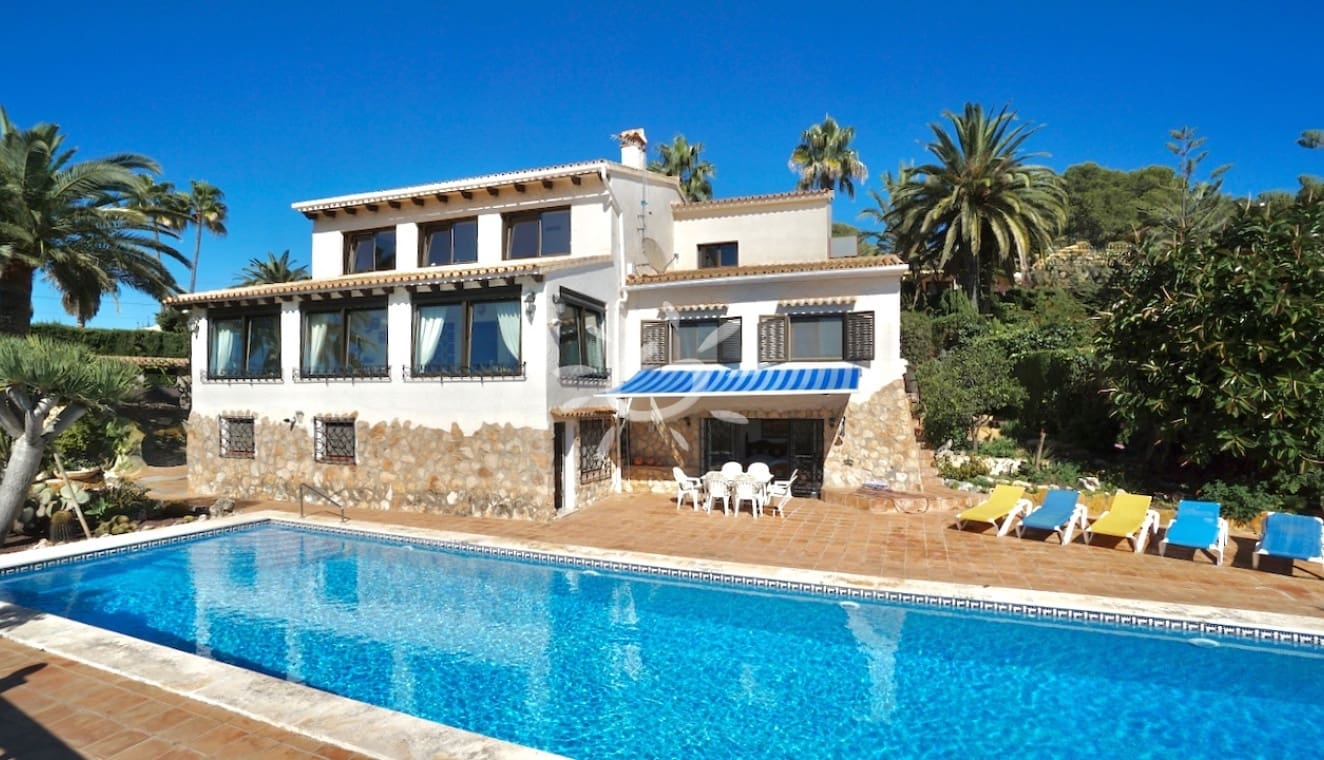 4 sypialnia Willa na sprzedaż w Moraira z basenem garażem - 1 395 000 € (Ref: 10179379)