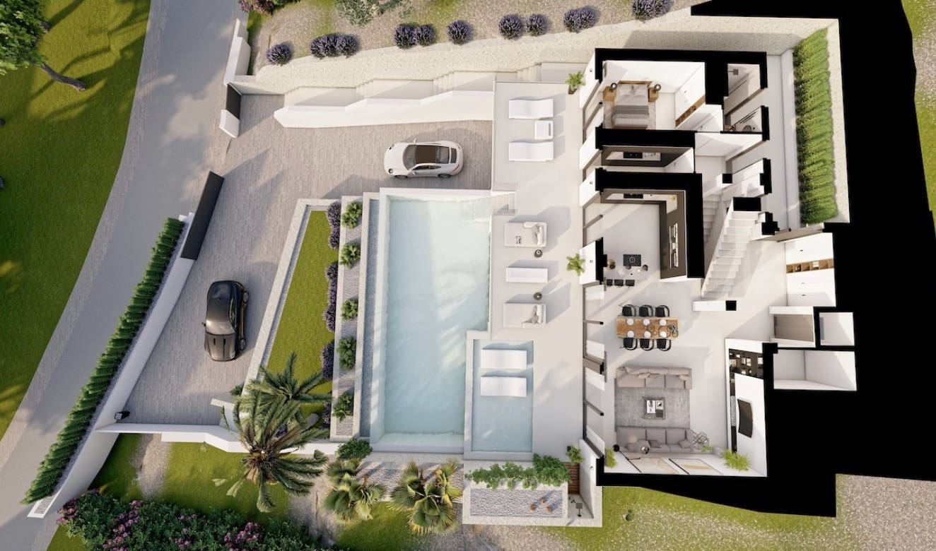 4 bedroom Villa for sale in Altea with pool garage - € 1,900,000 (Ref: 8147315)