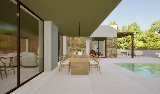 4 makuuhuone Huvila myytävänä paikassa Moraira, Teulada-Moraira mukana uima-altaan 
autotalli - 2 264 000 € (Ref: 8187266)