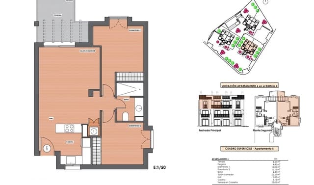 2 quarto Penthouse para venda em Dénia com piscina - 381 000 € (Ref: 8249400)