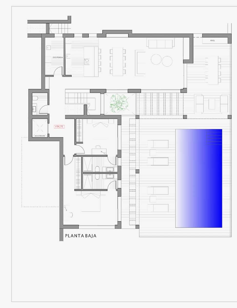 Chalet de 4 habitaciones en Moraira en venta con piscina garaje - 2.300.000 € (Ref: 8433306)