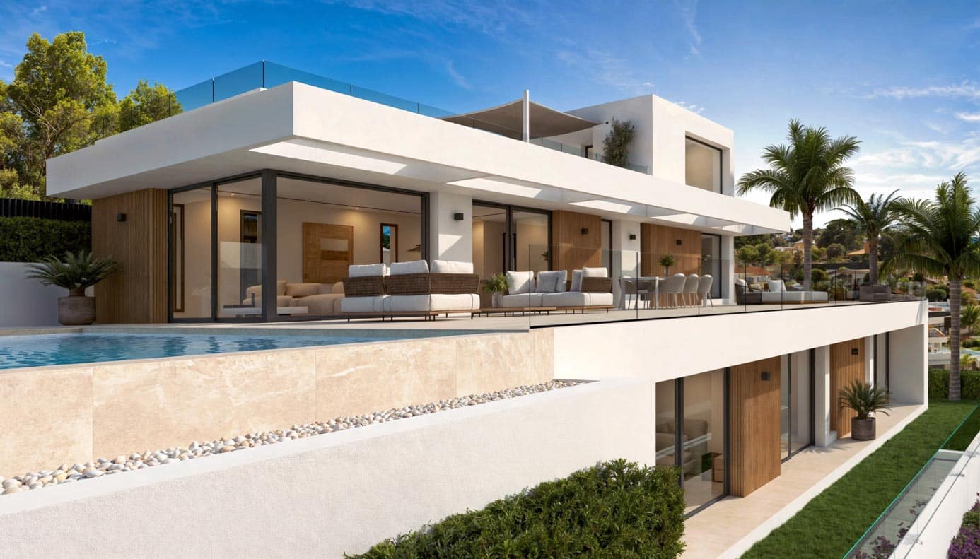 3 bedroom Villa for sale in Calpe / Calp - € 1,345,000 (Ref: 8634871)