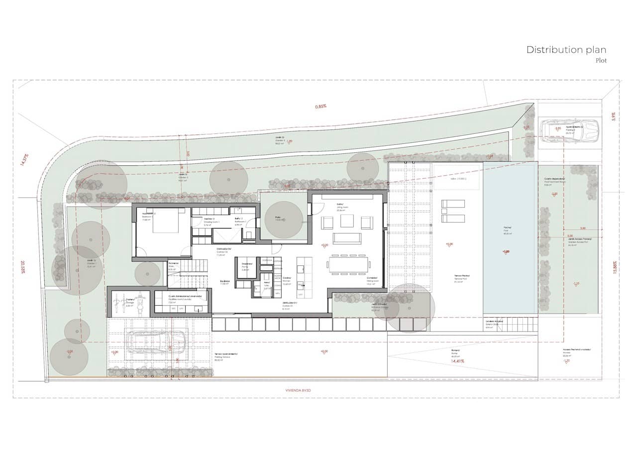 Chalet de 3 habitaciones en Moraira en venta con piscina - 1.850.000 € (Ref: 8664252)