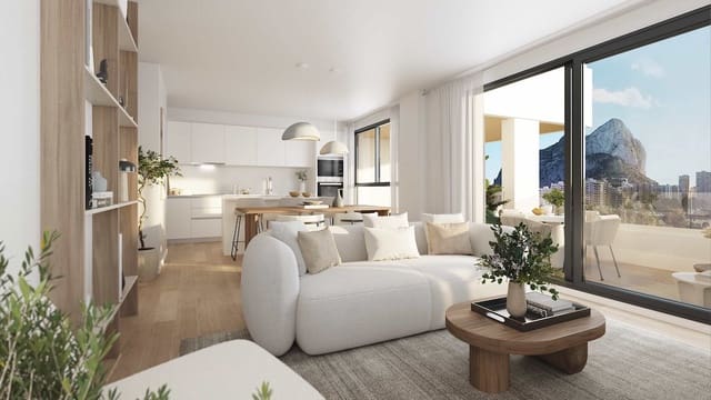 2 Zimmer Apartment zu verkaufen in Calpe / Calp mit Pool Garage - 395.000 € (Ref: 8992898)