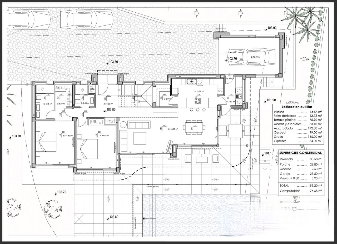 Chalet de 4 habitaciones en Moraira en venta con piscina garaje - 1.750.000 € (Ref: 9002505)