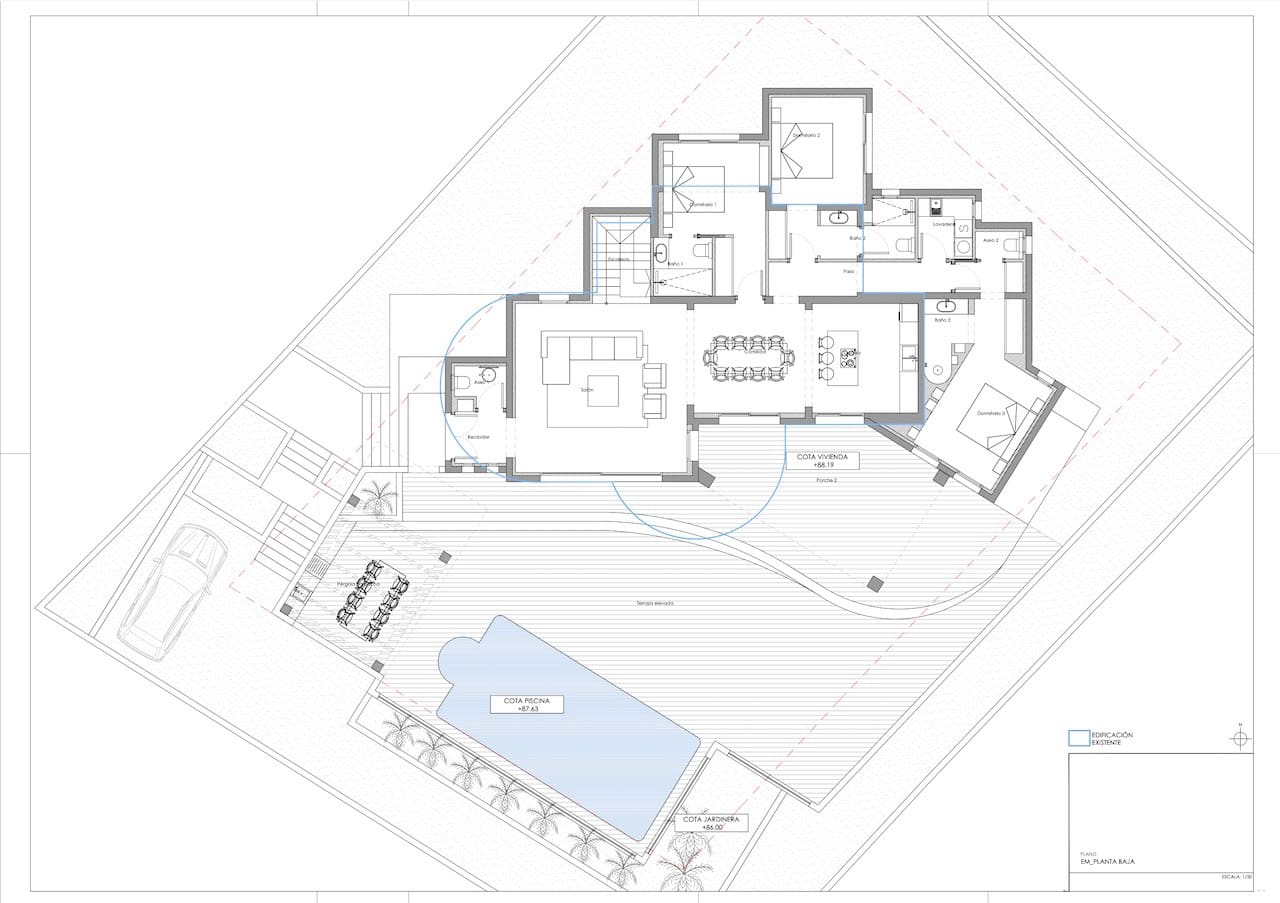 4 Zimmer Villa zu verkaufen in Benissa mit Pool - 2.300.000 € (Ref: 9019257)